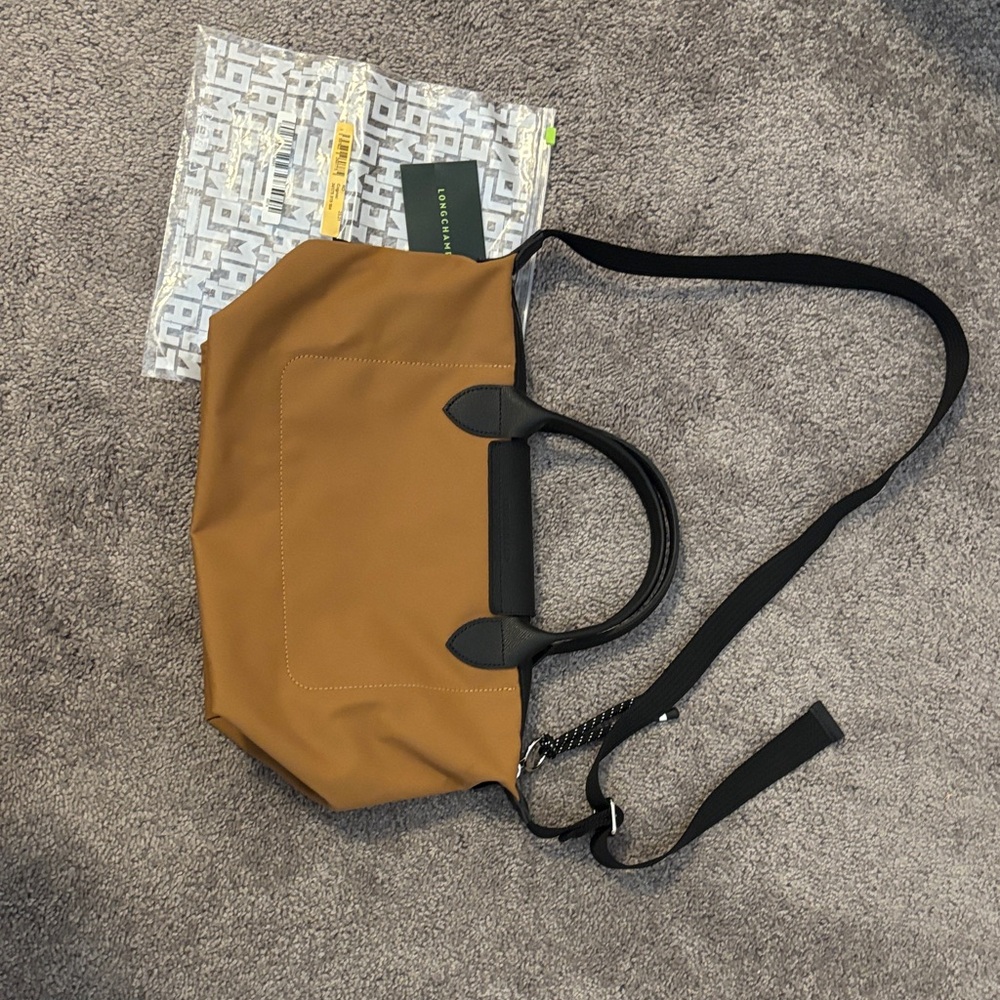 Longchamp Tobacco Le Pliage Energy Small Crossbody Tote NWT - Picture 4 of 7